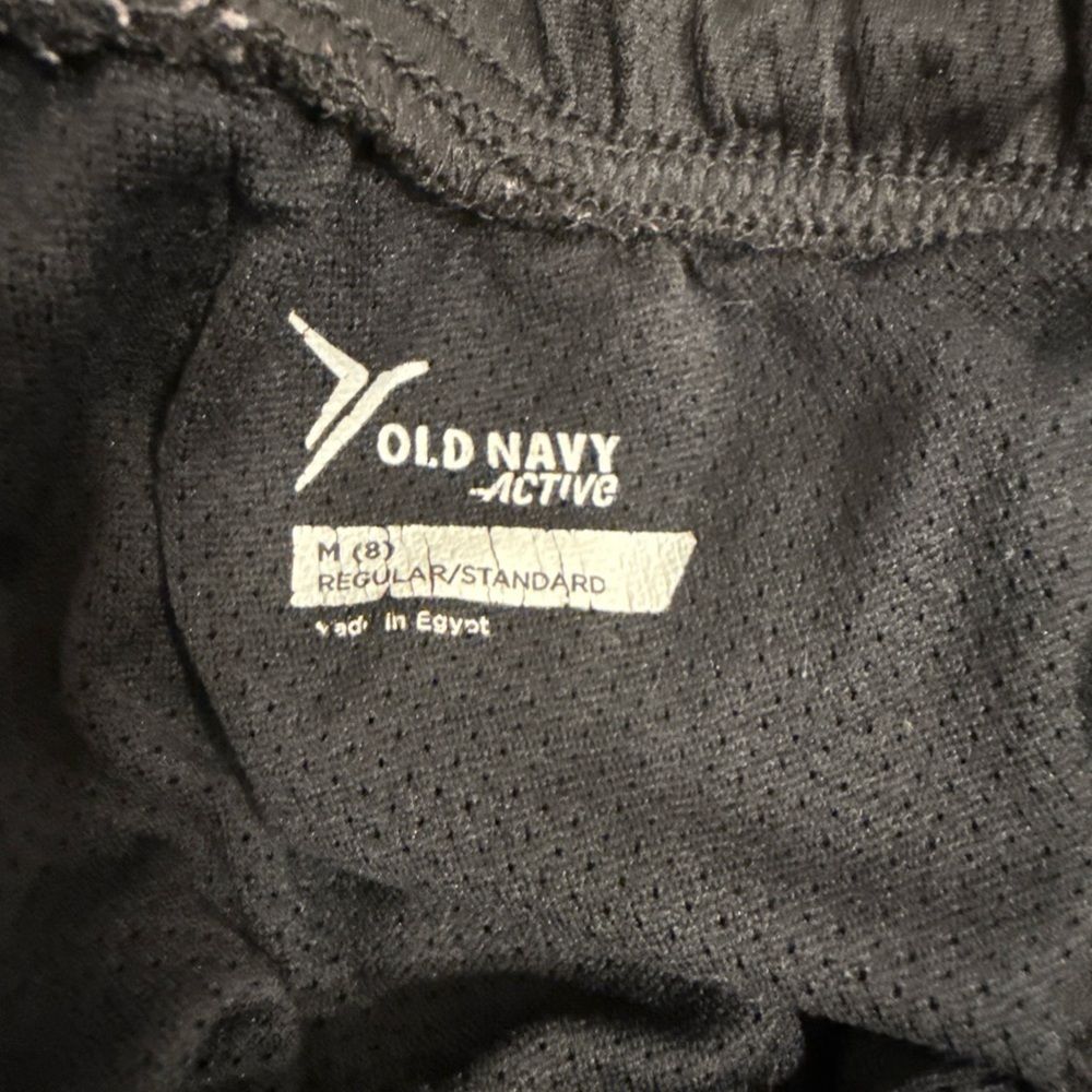 Old Navy Boys Athletic Basketball Shorts Size 8 Black - Picture 3 of 3